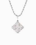 CLOVER PENDANT - WHITE GOLD Pendants