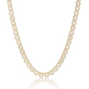 CLUSTERED TENNIS CHAIN - 7MM GOLD Chains