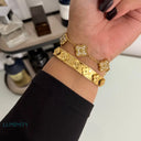 Crystal Clover Bracelet