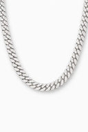 CUBAN CHAIN 8MM - WHITE GOLD - Chains