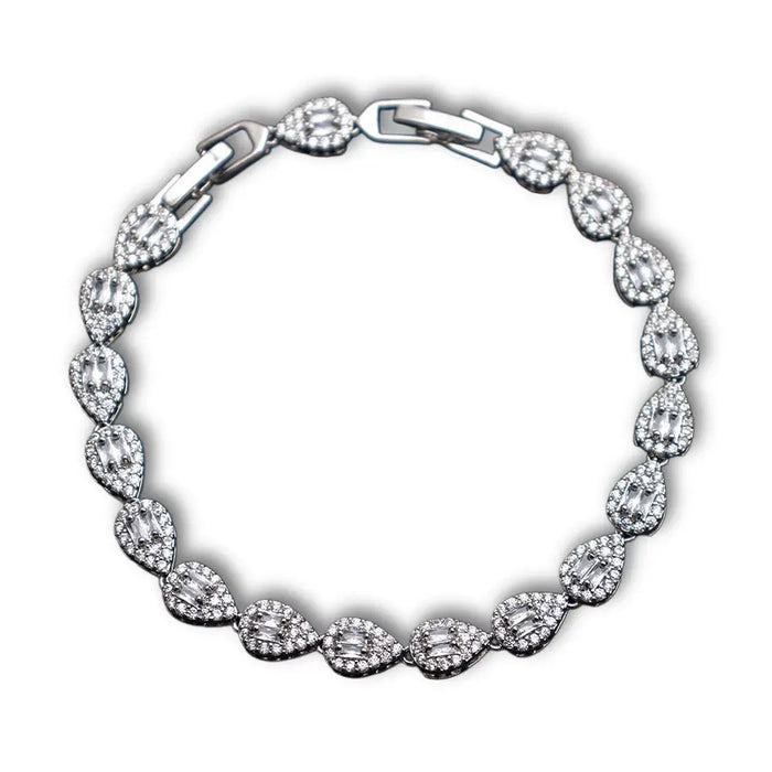 Cubic Teardrop Bracelet