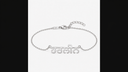 CUSTOM PUNJABI ANKLET - White Gold - AI illustrative