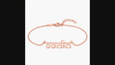 CUSTOM PUNJABI BRACELET - Rose Gold - AI illustrative