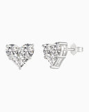 DAZZLING HEART STUDS Earrings
