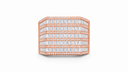 AI-generated illustrative Rose Gold finish for ICED BOX RING. Verify the finish against the physical product.