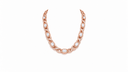 AI-generated illustrative Rose Gold finish for Infinite Eye Necklace; confirm finish against the physical product.