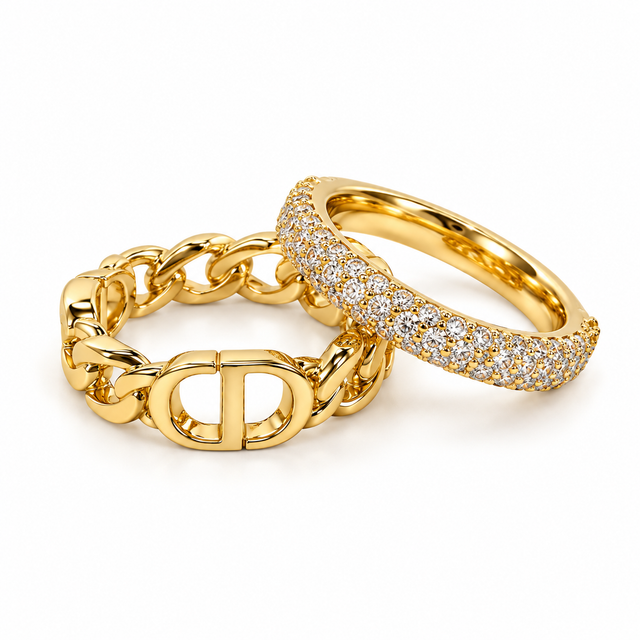 DR Double Gold Ring