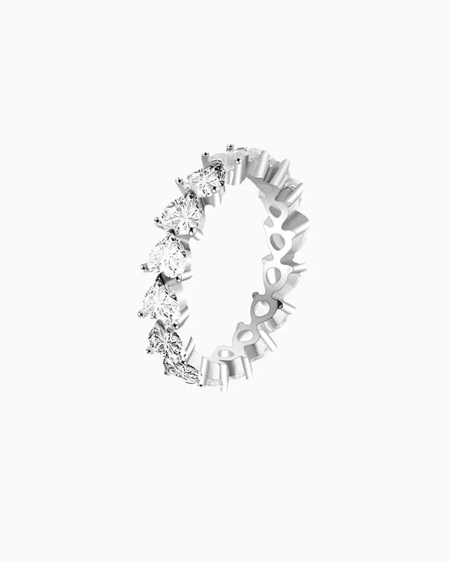 HEART CUT BAND RING