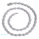 Honeycomb Chains Silver