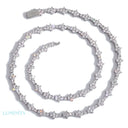 Honeycomb Chains Silver