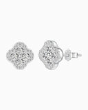 ICED CLOVER STUDS Earrings
