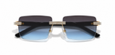 AI-generated Iced Frames product image, Grey and Blue with Gold colourway