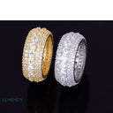 ICED HOOP RING Rings