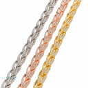 ICED ROPE BRACELET - 9MM WHITE GOLD