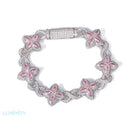 Infinite Clover Bracelets Pink