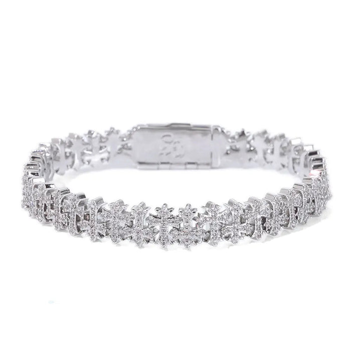 Infinite Cross Bracelets Silver