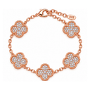 Crystal Rose Gold 925 Sterling Silver with Rose Gold Plating - AI-generated illustrative product image