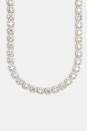 MOISSANITE CLUSTERED TENNIS CHAIN - 7MM Chains