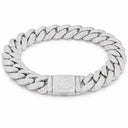 MOISSANITE 925 CUBAN BRACELET - 20MM - Bracelets
