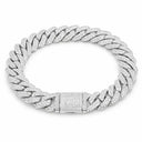 MOISSANITE 925 CUBAN BRACELET - 8MM - Bracelets