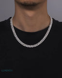 MOISSANITE CUBAN CHAIN - 8MM Chains