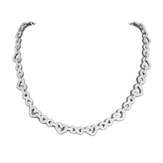 MOISSANITE 925 INFINITE HEARTS CHAIN