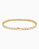 MOISSANITE TENNIS BRACELET - 5MM GOLD Bracelets