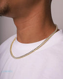 MOISSANITE TENNIS CHAIN - 4MM GOLD Chains