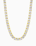 MOISSANITE TENNIS CHAIN - 4MM GOLD Chains