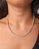 MOISSANITE TENNIS CHAIN - 4MM GOLD Chains