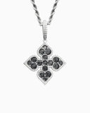 MOISSANITE BLACK CLOVER PENDANT Pendants