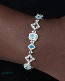 MOISSANITE BLUE FROST BRACELET Bracelets