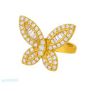 MOISSANITE BUTTERFLY RING - Rings