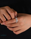 MOISSANITE BYZANTINE RING Rings