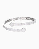 MOISSANITE CLOVER BANGLE Bracelets