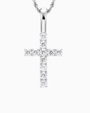 MOISSANITE CROSS PIECE PENDANT Pendants