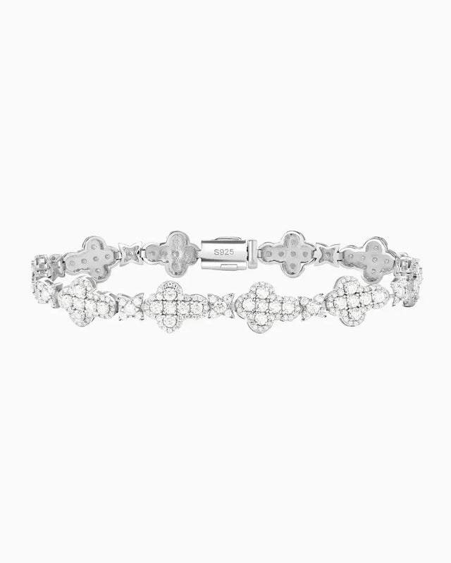 MOISSANITE CROSS STARS BRACELET