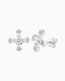 MOISSANITE CROSSWIRE STUDS Earrings