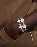 MOISSANITE CUBAN CLOVER BRACELET Bracelets