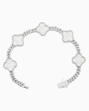 MOISSANITE CUBAN CLOVER BRACELET Bracelets