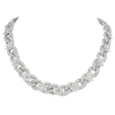 MOISSANITE CUBAN FLOWER CHAIN Chains