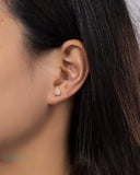 MOISSANITE DIAMOND STUDS - 5MM Earrings