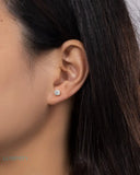 MOISSANITE DIAMOND STUDS - 5MM Earrings