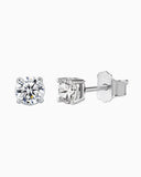 MOISSANITE DIAMOND STUDS - 5MM Earrings