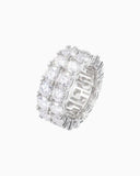 MOISSANITE DOUBLE ETERNITY RING Rings