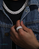 MOISSANITE DOUBLE ETERNITY RING Rings