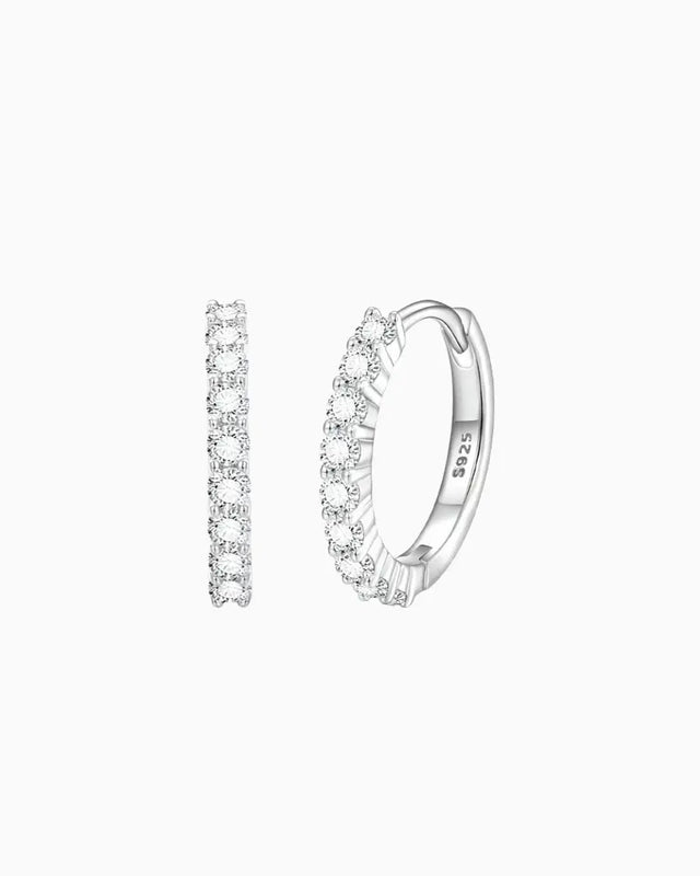 MOISSANITE ETERNITY EARRINGS
