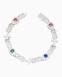 MOISSANITE EYES & CROSSES BRACELET Bracelets