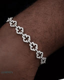 MOISSANITE FLIPPED CROSS BRACELET Bracelets