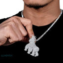 MOISSANITE GORILLA KING PENDANT Pendants